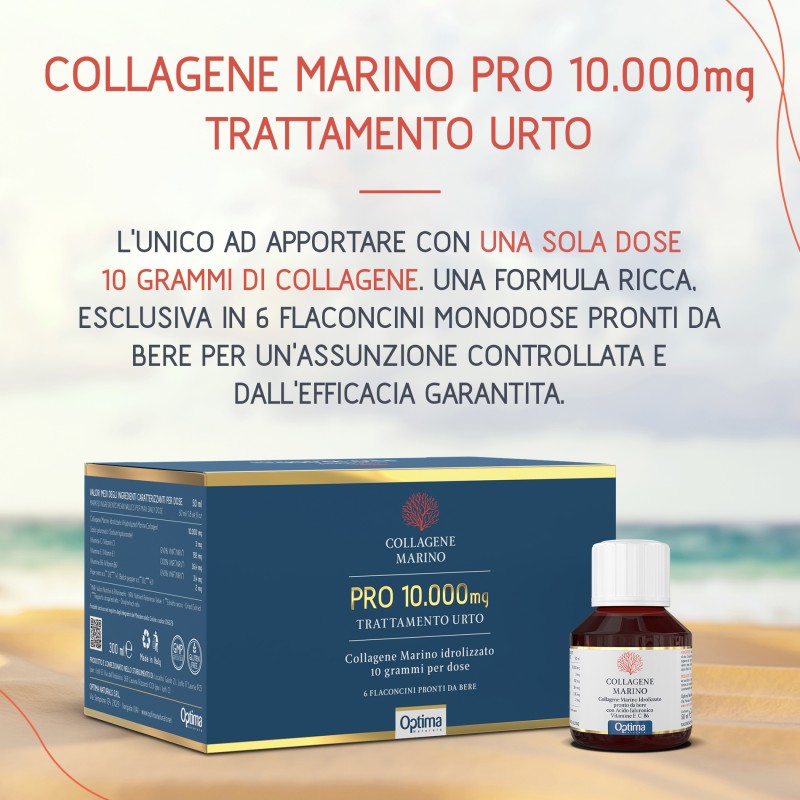 Collagene Marino PRO 10.000 6 flaconi OPTIMA NATURALS%product-name%