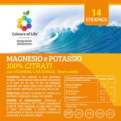 Magnesio e Potassio 100% citrati con Vitamina C OPTIMA NATURALS