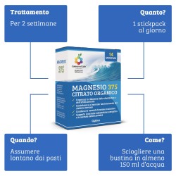 Magnesio 375 Citrato organico 14 stickpack %separator% %brand%